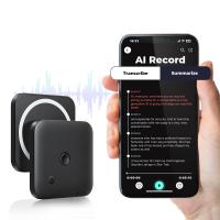 Mini AI röstinspelare Spela in samtal Röst-till-text Sammanfattning Magnetisk 64G